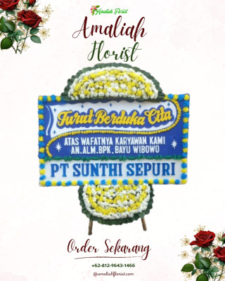 Papan Bunga Duka di Kedungsari