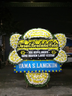 Papan Bunga Duka di Kedungsari
