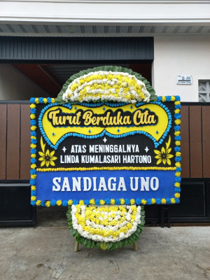Papan Bunga Duka di Kedungsari